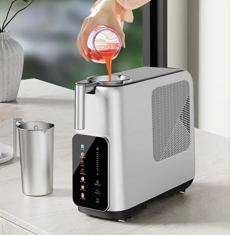 Slushy Machine - เครื่องทำสมูทตี้ น้ำผลไม้ ไอศกรีม แบบไฟฟ้า รุ่นใหม่ยอดนิยม พร้อมฟังก์ชั่นอัตโนมัติ