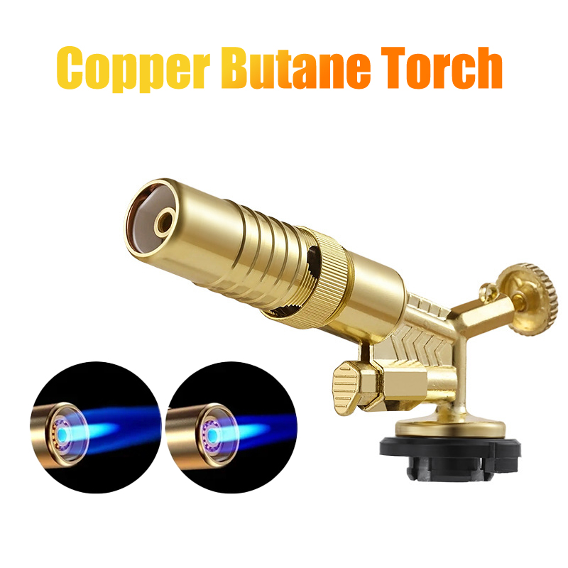 Commercial Kitchen Burner - หัวพ่นแก๊สเชื่อมแบบพกพา หัวพ่นไฟ บิวเทน บาร์บีคิว สำหรับตั้งแคมป์กลางแจ้ง ไฟฉายพ่นไฟ