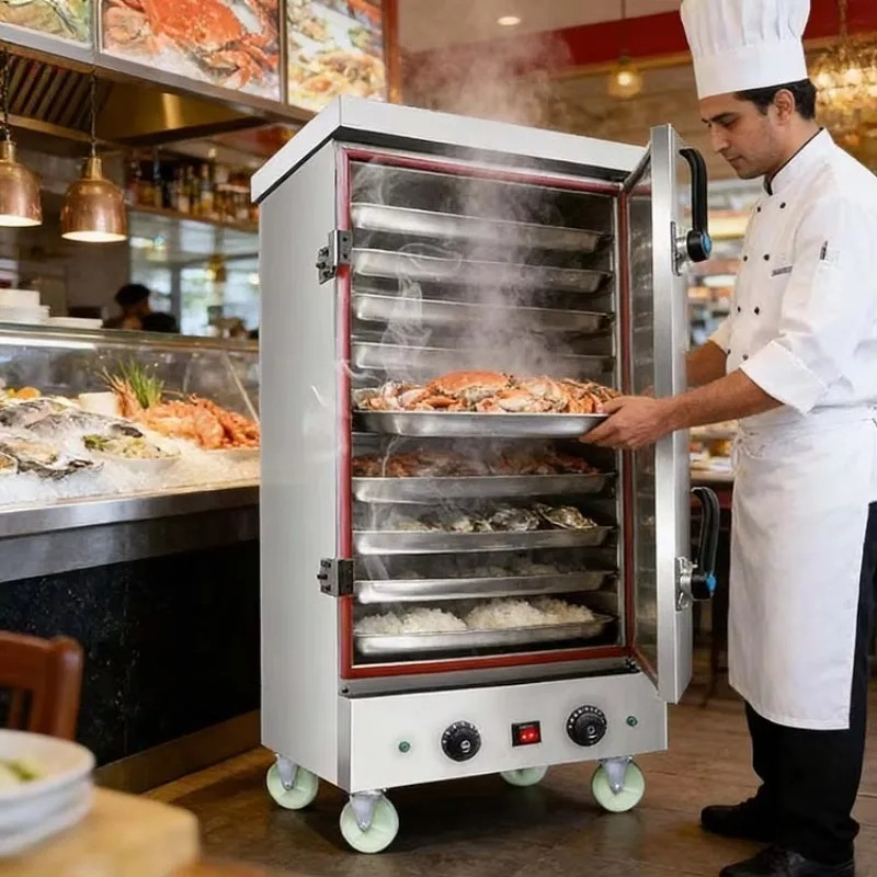 Commercial Kitchen - อุปกรณ์ครัวเชิงพาณิชย์ เครื่องนึ่งอาหารแก๊ส เครื่องนึ่งข้าวอุตสาหกรรม เครื่องนึ่งข้าวแบบม้วน สแตนเลส
