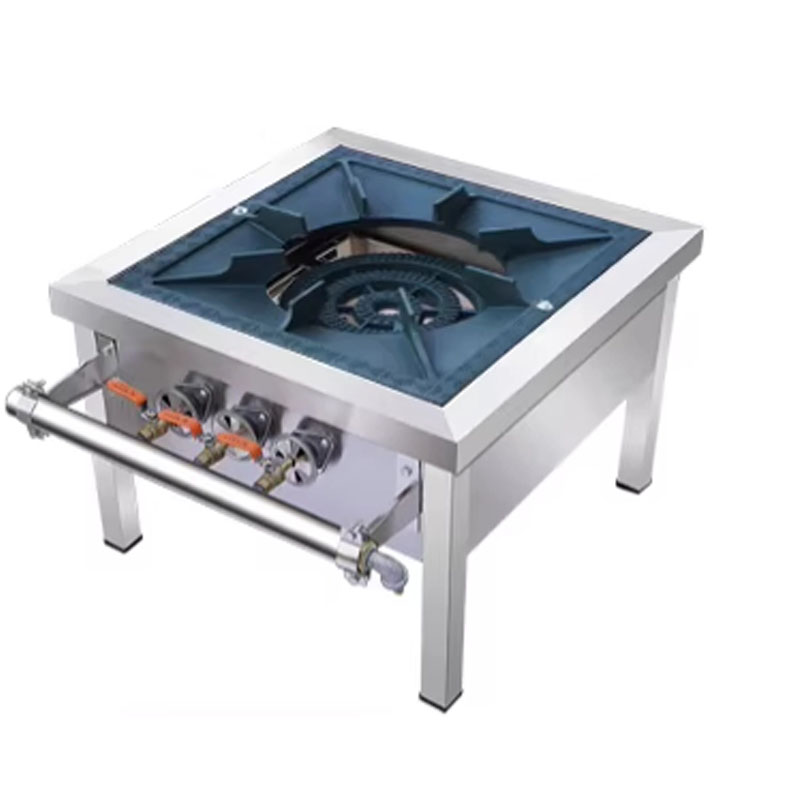 Commercial Kitchen Burner - เตาแก๊สตั้งโต๊ะสไตล์เกาหลี เตาแก๊สเชิงพาณิชย์สำหรับครัว ใช้แก๊สหุงต้มเหลวหรือแก๊สธรรมชาติ เตาเดี่ยว สแตนเลส ประหยัดพลังงาน