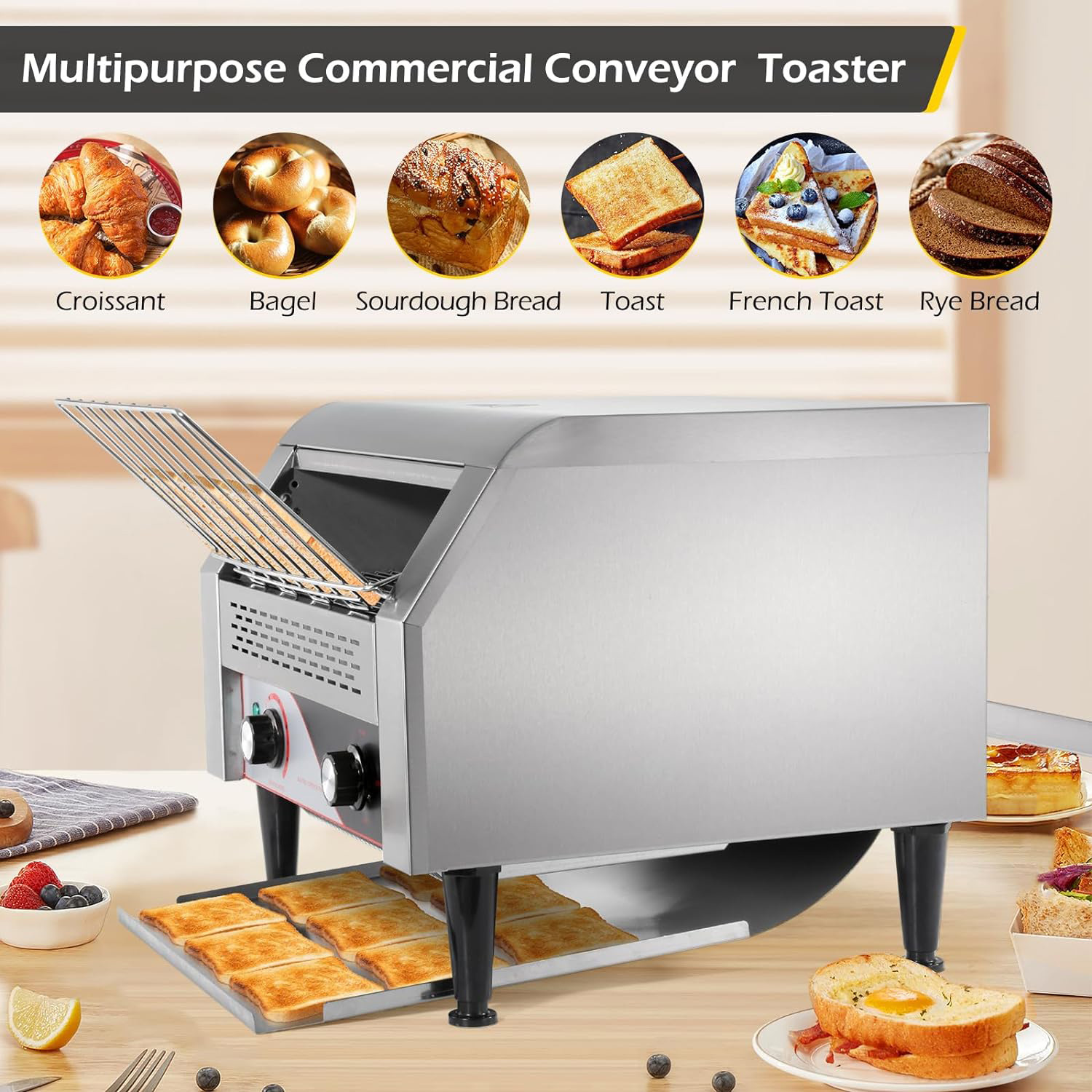 # เครื่องปิ้งขนมปังเชิงพาณิชย์ - Commercial Kitchen At Home บทวิจารณ์และราคา