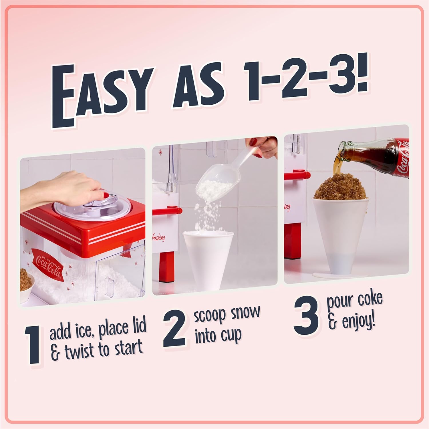เครื่องทำน้ำแข็งไสโคคา-โคล่า – - Slushy Machine บทวิจารณ์และราคา