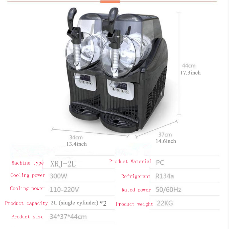 เครื่องทำสลัชเชอร์เชิงพาณิชย์ข - Slushy Machine บทวิจารณ์และราคา