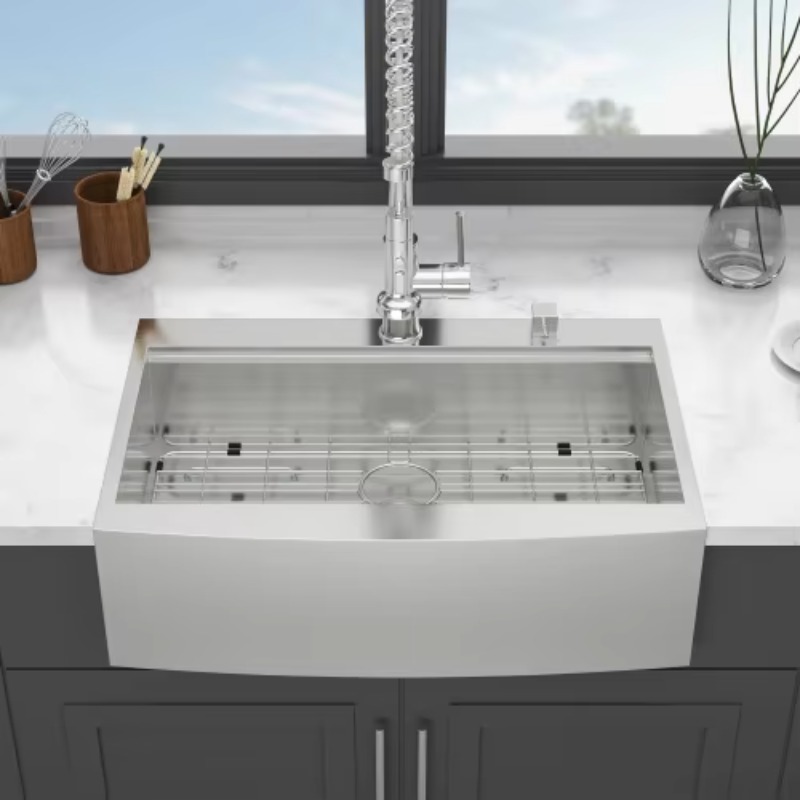 อ่างล้างจานครัวแบบฟาร์มเฮาส์ขน - Commercial Kitchen บทวิจารณ์และราคา