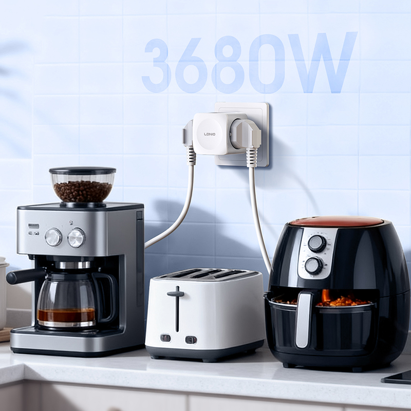 ปลั๊กพ่วง LDNIO 4 ช่องแบบ EU,  - Commercial Kitchen In Residential Home บทวิจารณ์และราคา