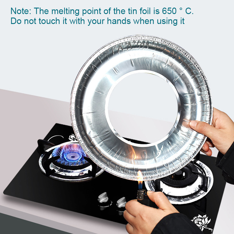ที่คลุมฟอยล์อลูมิเนียมหนา10ชิ้ - Commercial Kitchen Burner บทวิจารณ์และราคา