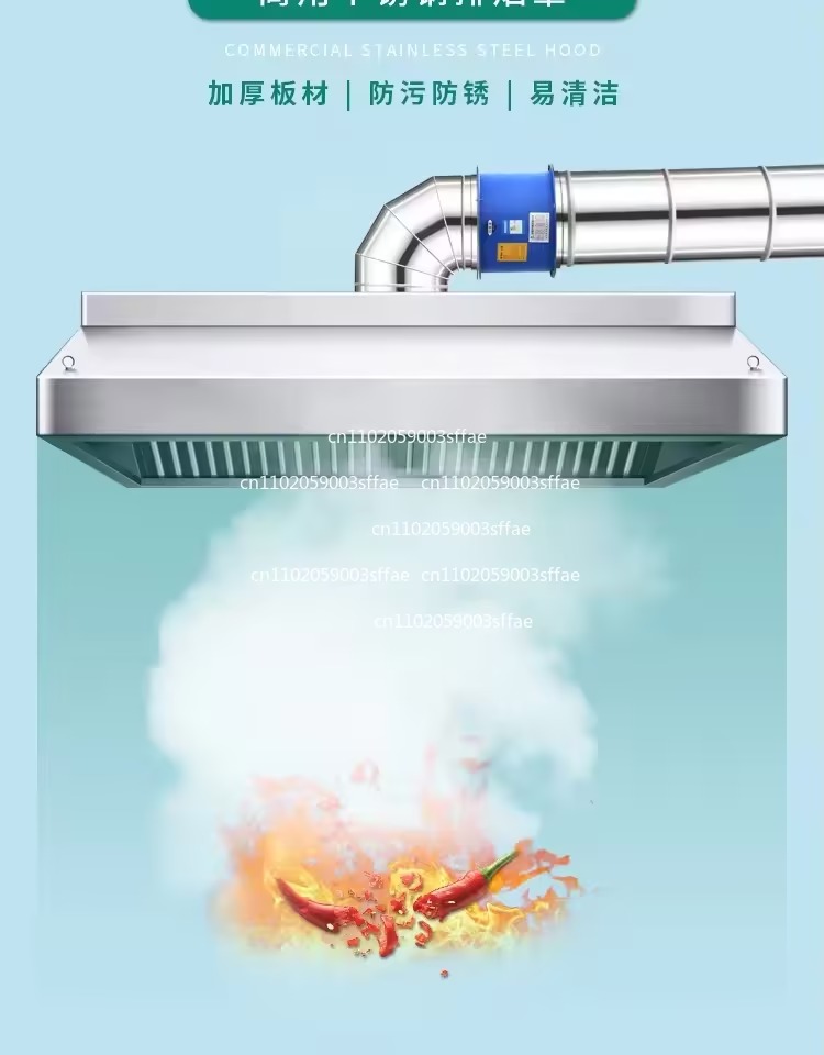 เครื่องดูดควันสแตนเลสหนาพิเศษ  - Commercial Kitchen Range Hood บทวิจารณ์และราคา